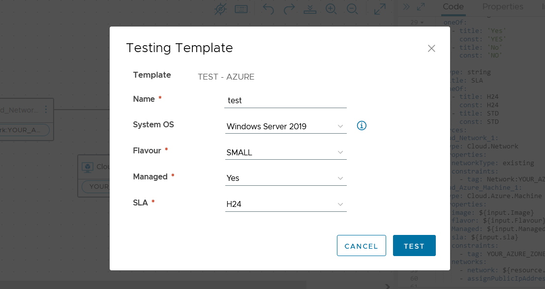 AZURE VM Blueprint