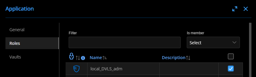 RDM APP Account Roles